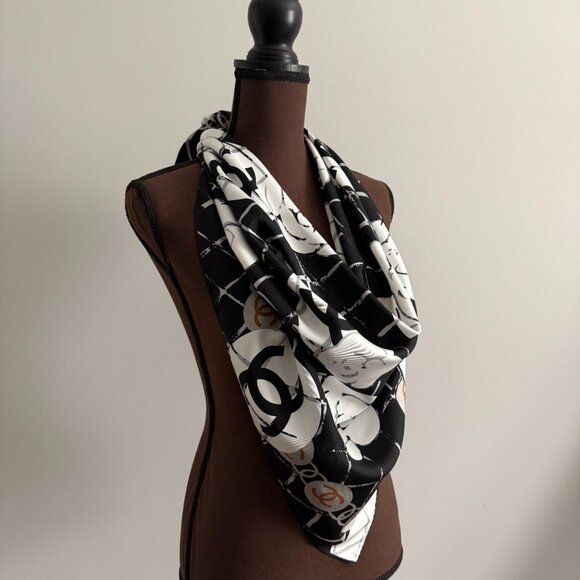 New Chanel Silk Scarf - Picture 11 of 16